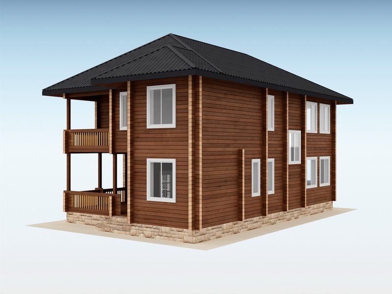 Дом из бруса "Sweet"