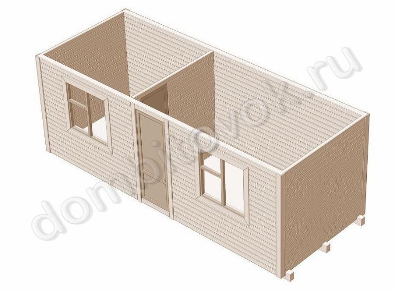 Фото бытовки с двумя комнатами