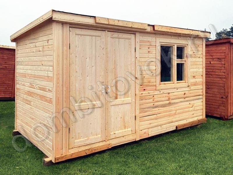 Бытовка стандарт с двумя распашными дверьми фото