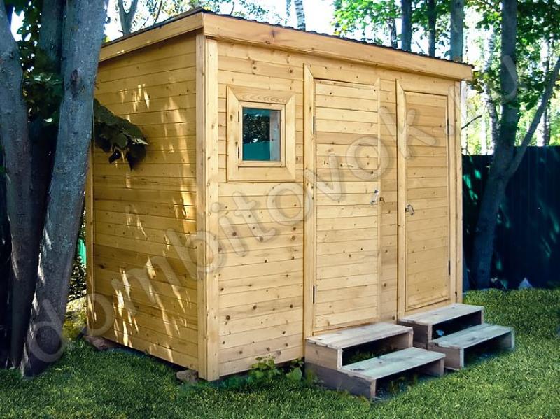 Бытовка с душем и туалетом фото