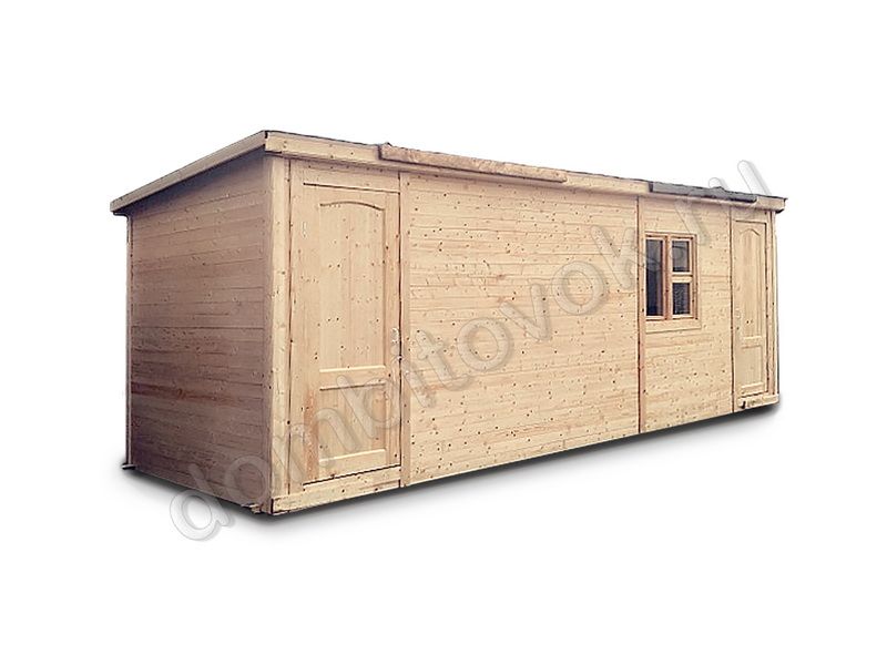 Фото хозблока с двумя отдельными помещениями