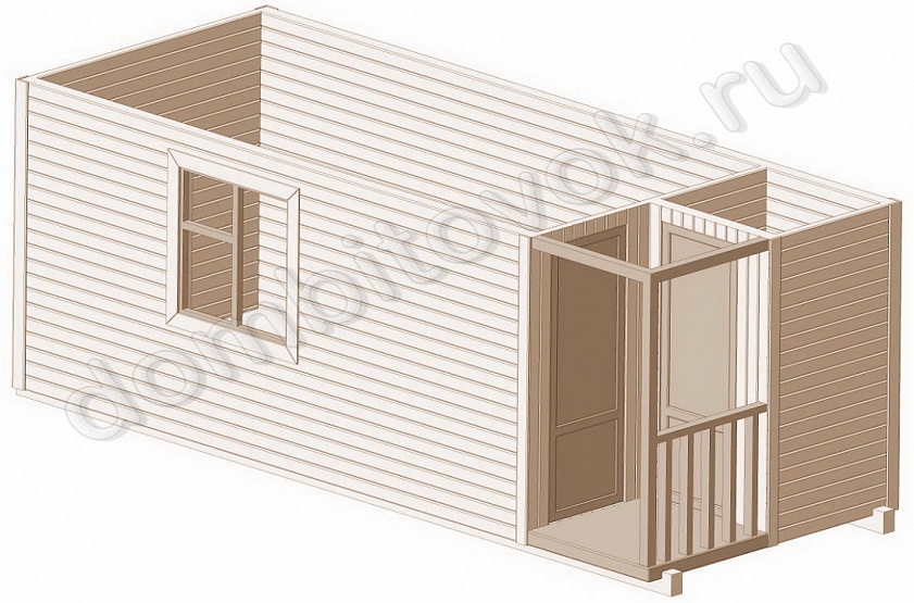 Фото хозблока для дачи с крыльцом 1х1 метр