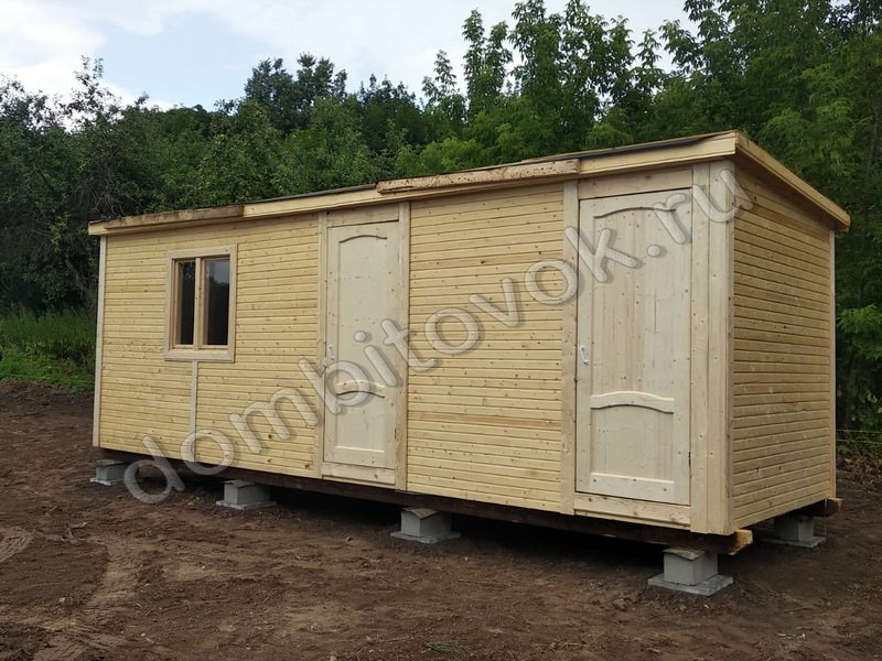 Фото хозблока с двумя отдельными помещениями