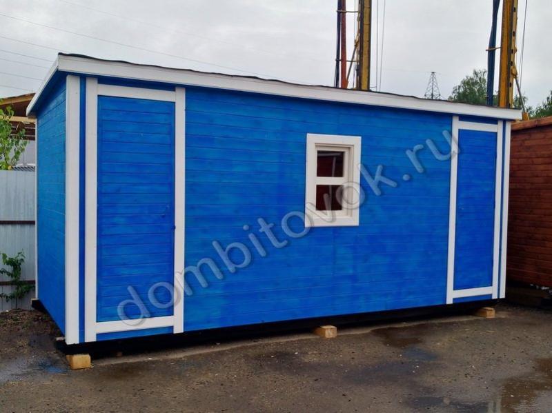 Бытовка дачная утепленная с двумя отдельными помещениями фото