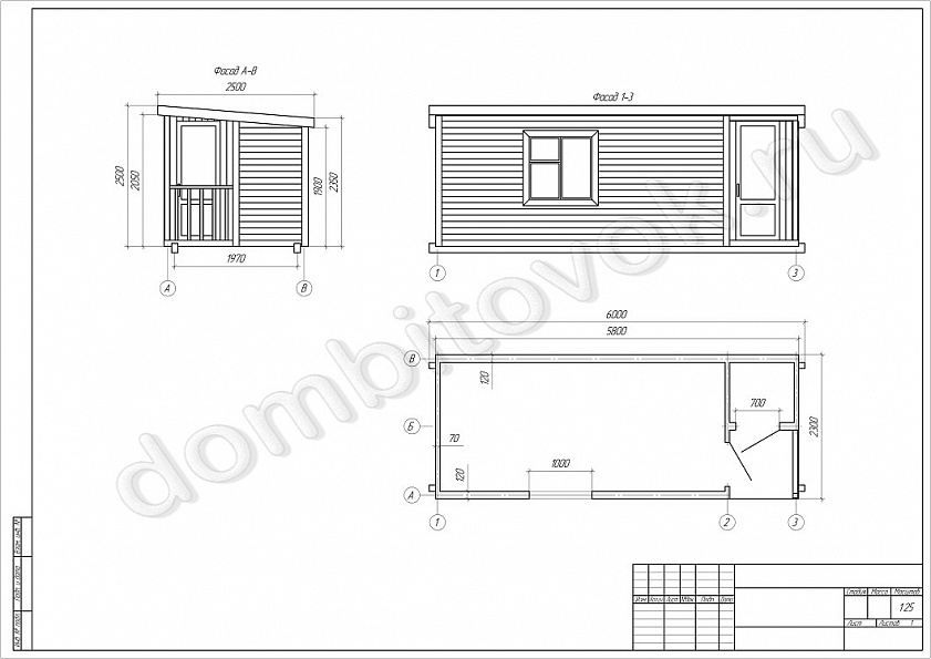 Фото хозблока для дачи с крыльцом 1х1 метр