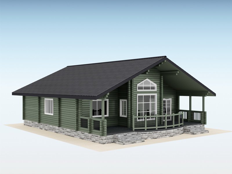 Дом из бруса "Wald"