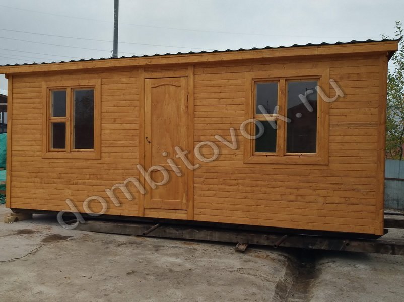Фото бытовки строительной с тамбуром и двумя комнатами
