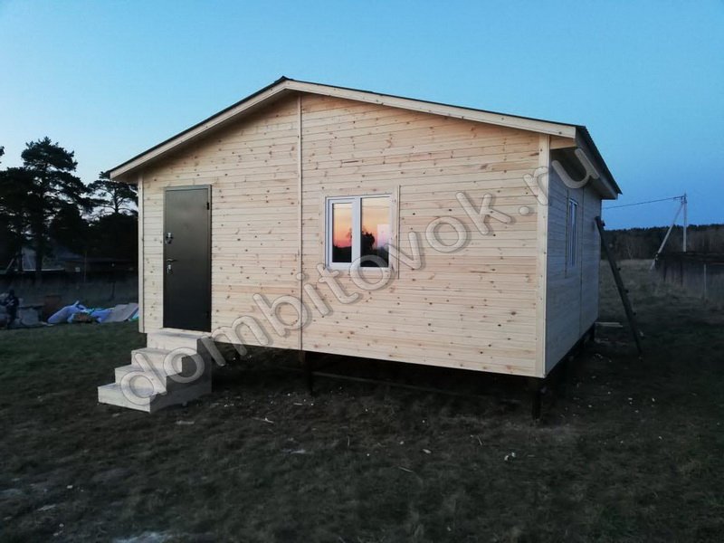 Дом с тамбуром и тремя комнатами фото