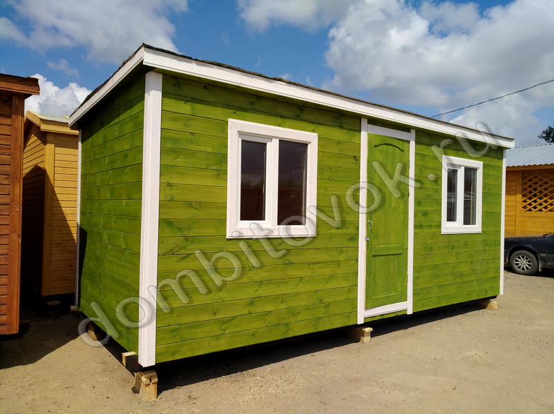 Бытовка дачная распашонка без перегородок фото