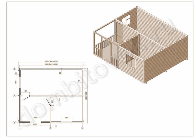 Маленькие дачные домики фото