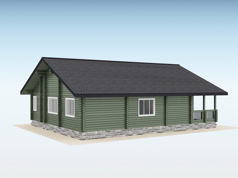 Дом из бруса "Wald"