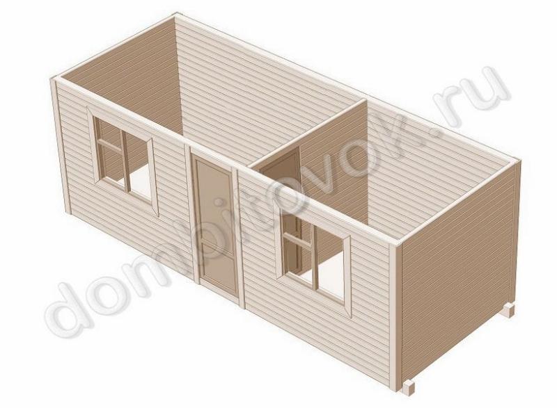 Фото бытовки распашонка с одной перегородкой