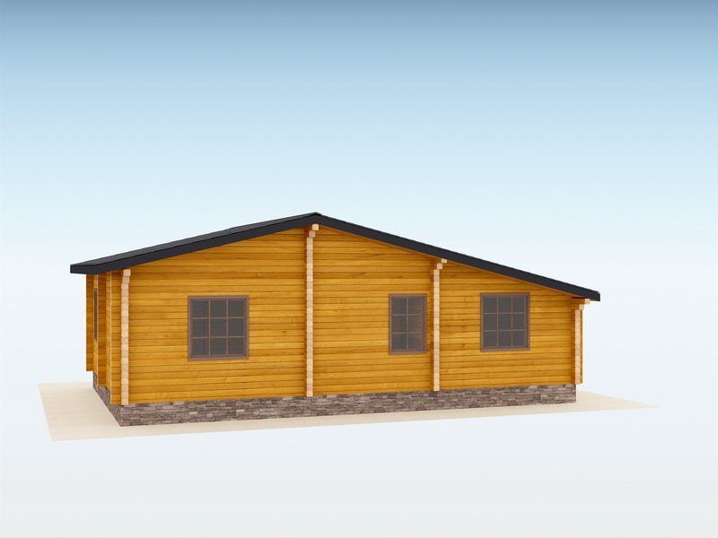 Дом из бруса "Schatz"