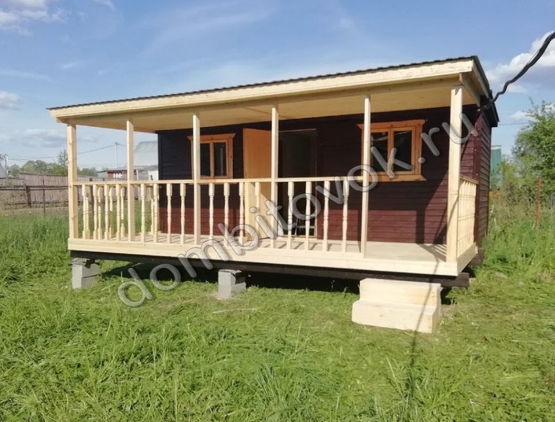 Веранда для бытовки фото