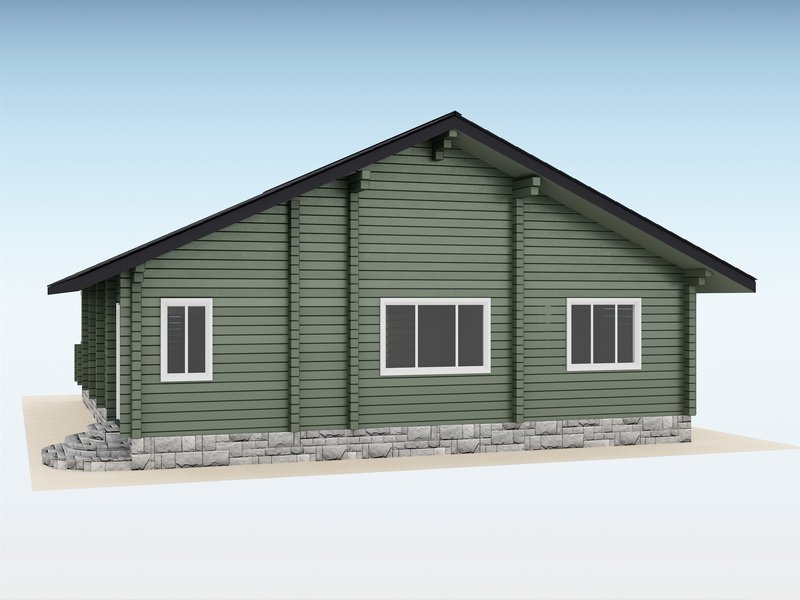 Дом из бруса "Wald"