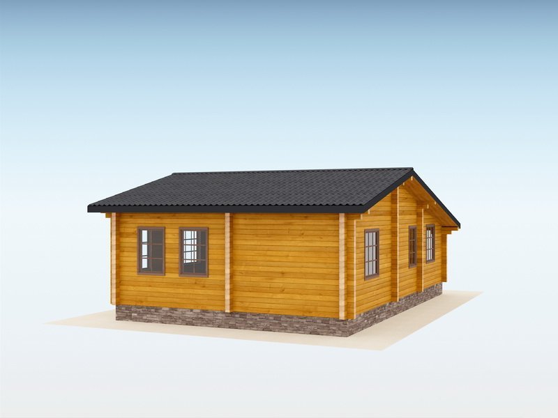 Дом из бруса "Schatz"