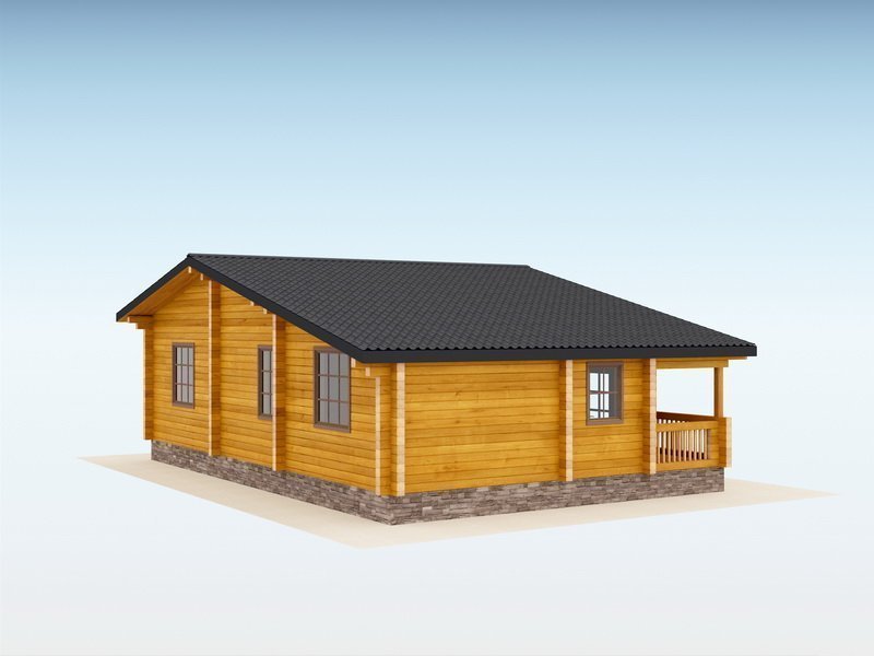 Дом из бруса "Schatz"