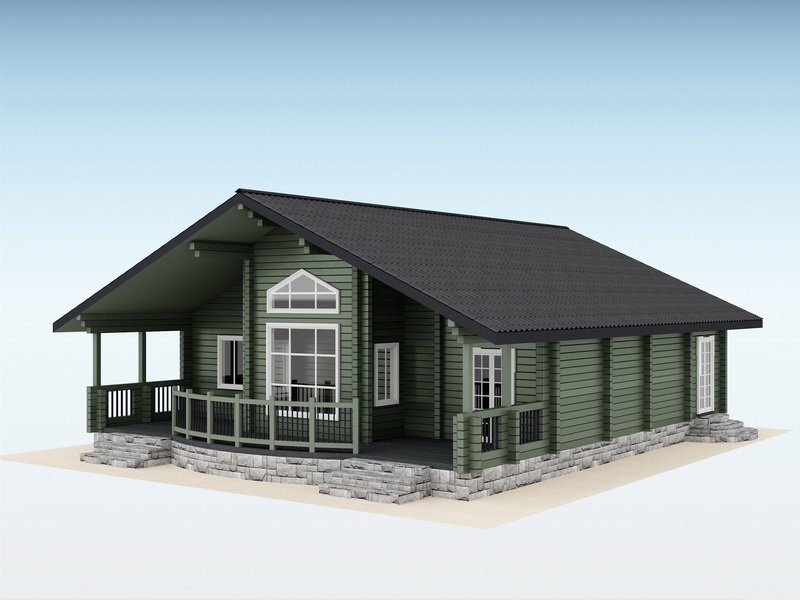 Дом из бруса "Wald"