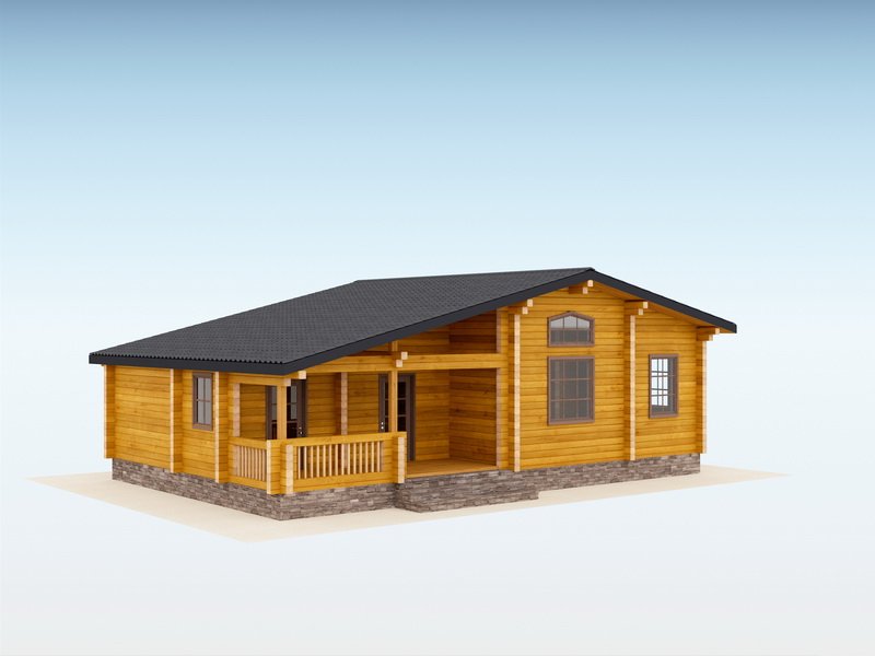 Дом из бруса "Schatz"