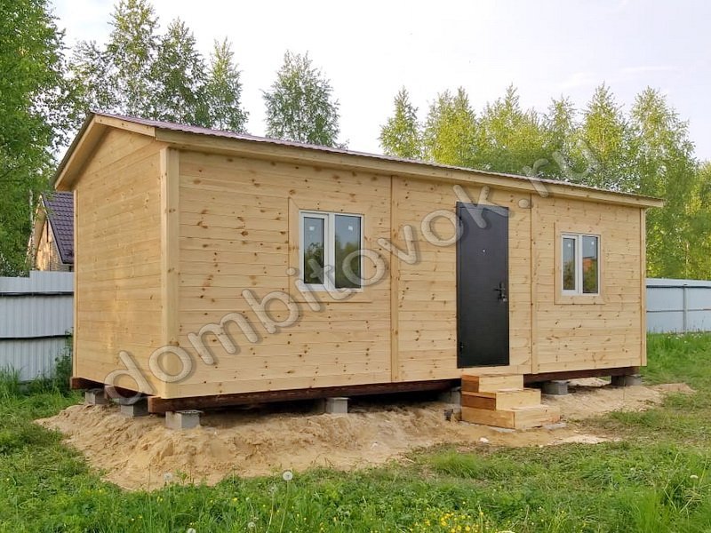Бытовка дачная утепленная с двумя отдельными помещениями фото
