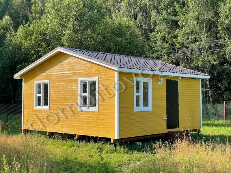 Дачный домик с тремя комнатами фото