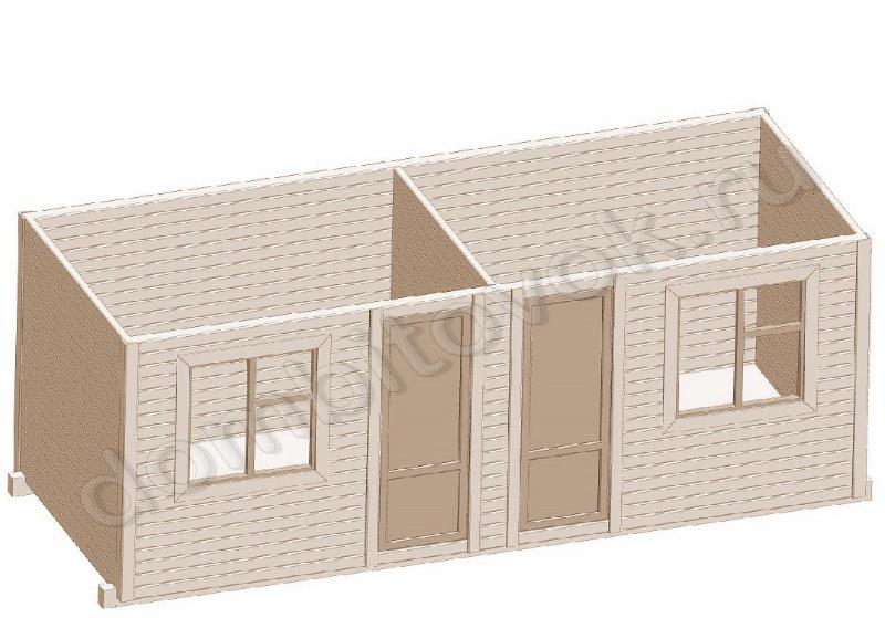 Бытовки дачные двухкомнатные с двумя окнами фото