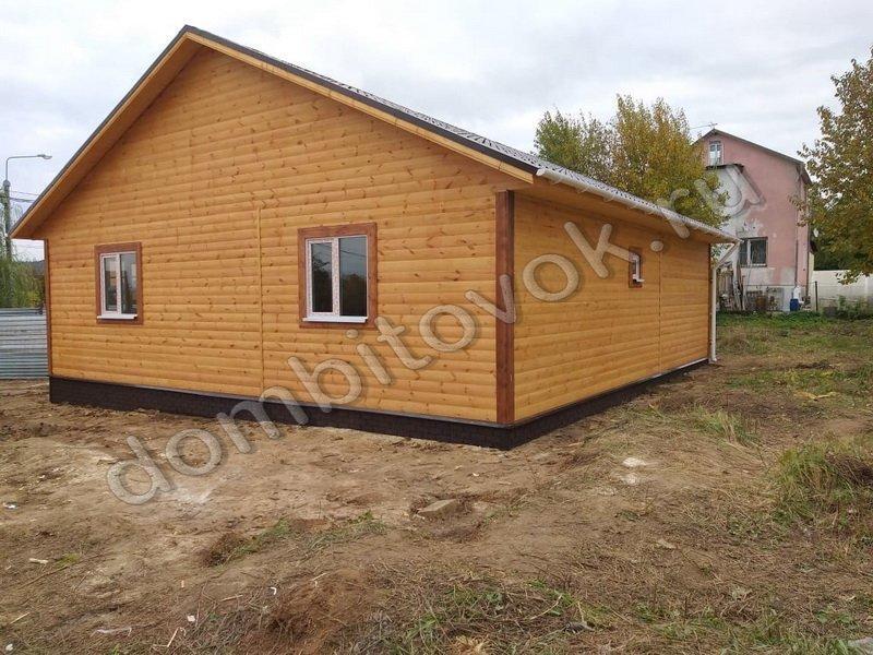 Дачный дом с прихожей, двумя комнатами и кухней фото