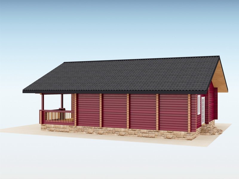 Дом из бруса "Rose"