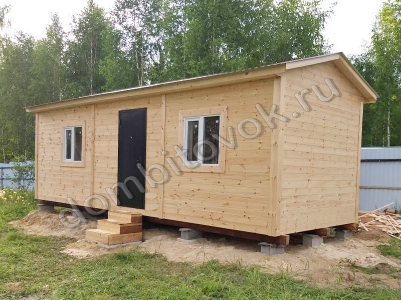 Бытовка дачная утепленная с двумя отдельными помещениями фото