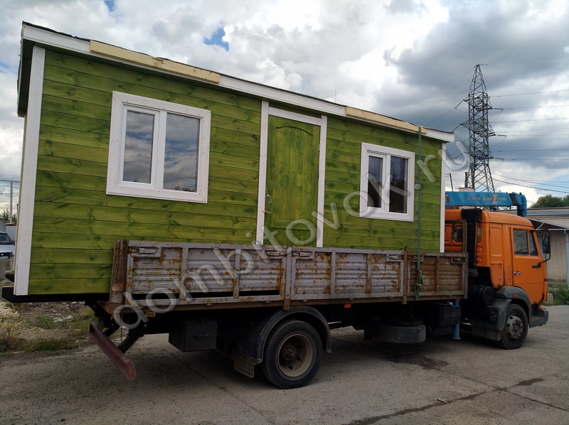 Доставка бытовок на участок