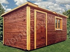 Бытовка дачная стандарт с тамбуром фото