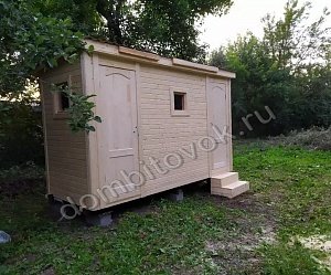 №22 Бытовка дачная с душем и туалетом (утепленная)