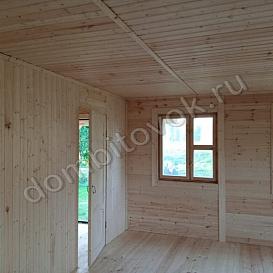 Вид дома 7х6 метров внутри