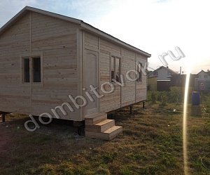 №15 Дачный дом с прихожей, двумя комнатами и кухней