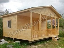 Дачный домик с открытой верандой фото