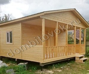 №1 Дачный домик с открытой верандой