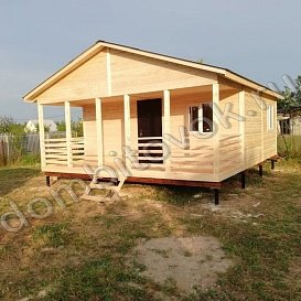 Фото садового домика из дерева