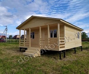 №1 Дачный домик с открытой верандой