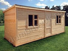 Фото бытовки распашонки с перегородками и хозяйственным помещением