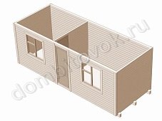 Фото бытовки с двумя комнатами