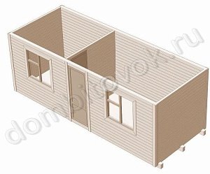 №33 Бытовка 6х3 метра с двумя комнатами и другие размеры