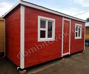 №2 Бытовка дачная распашонка без перегородок (утепленная)