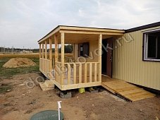 Веранда для бытовки фото