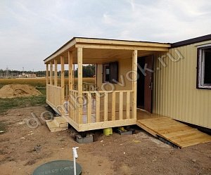 Веранда для бытовки