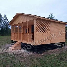 Дачный домик 6 на 6 фото