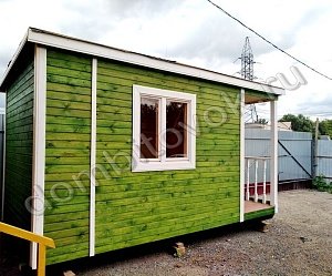 №11 Хозблок деревянный крылечком 1х1м