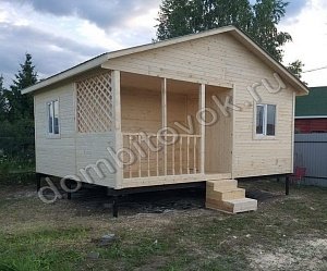 №14 Домик садовый с террасой, прихожей и двумя спальнями