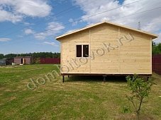 Садовый одноэтажный домик с тамбуром и двумя спальнями фото