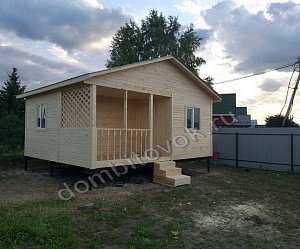 №3 Дачный домик с верандой и двумя комнатами