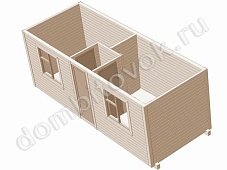 Фото бытовки двухкомнатной с коротким тамбуром